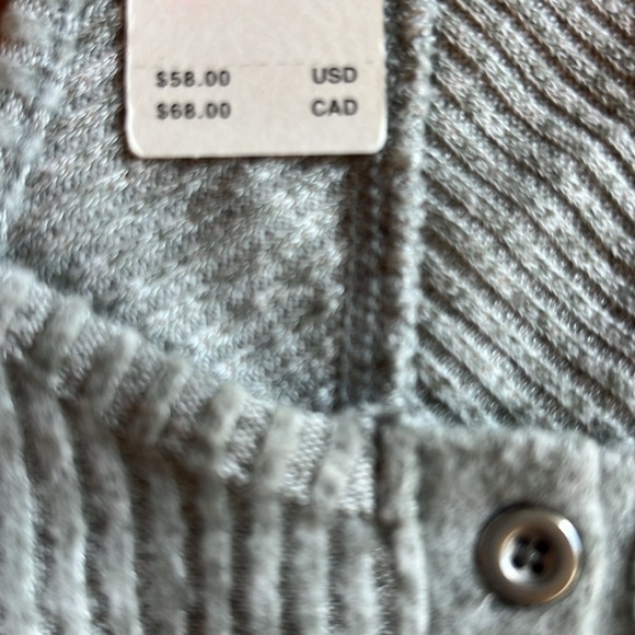 Gray Ribbed Tank Top - Picture 3 of 5